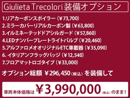 Giulieta Trecolori 装備オプション